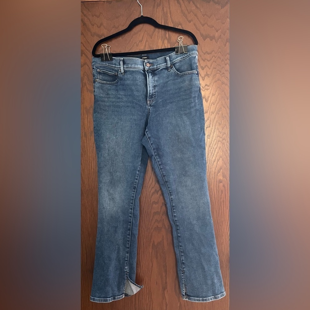 Express Blue Flare Women's Jeans